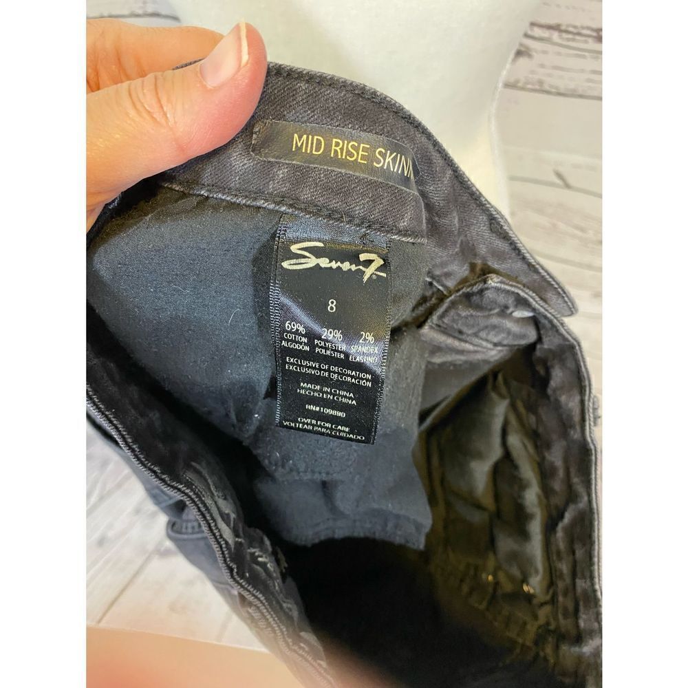Seven 7 Black Jeans Size - Picture 8 of 8